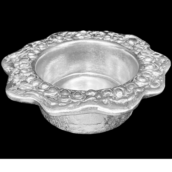 Small Round Bowl with Bubbly Rim