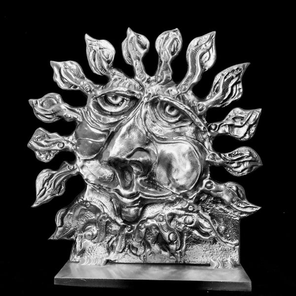 Sun Face on Base, Looking Left – Don Drumm Studios