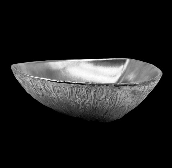 Shallow Triangle Bowl with Sun Bottom