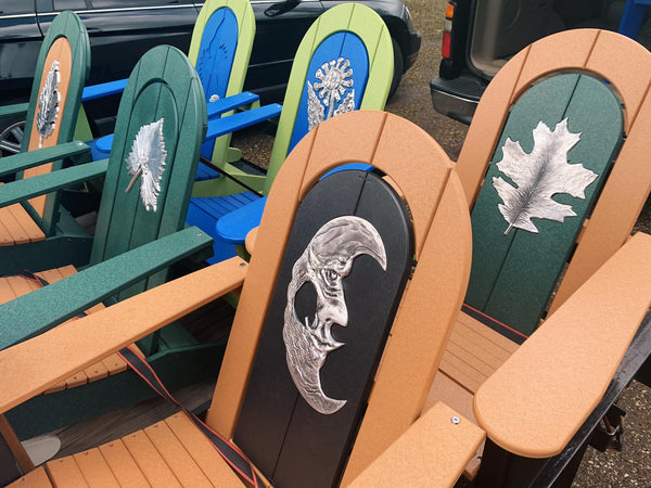 Alan Robbins Adirondack chair collaboration with Don Drumm