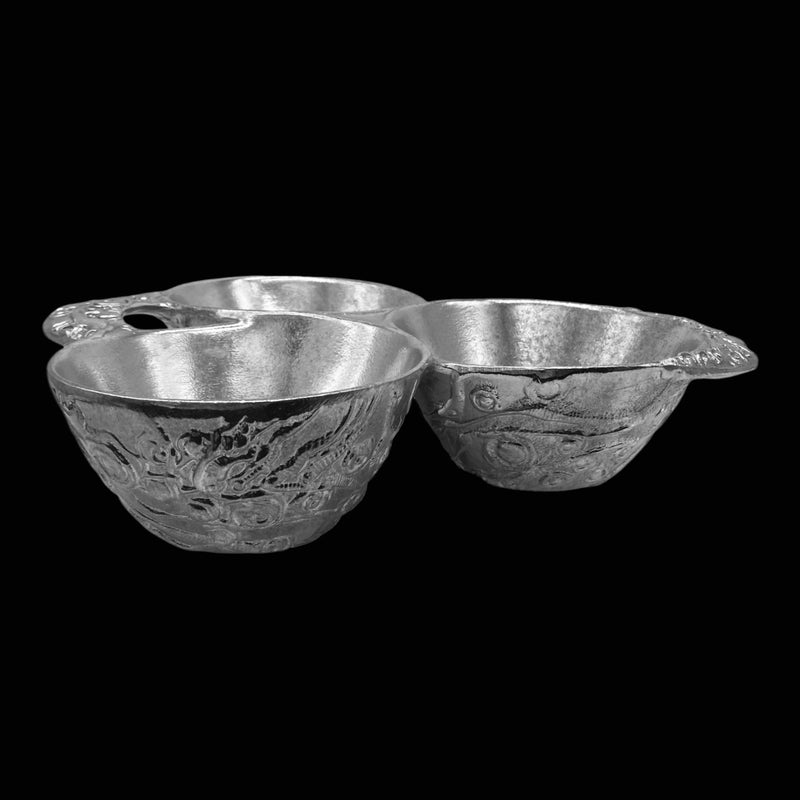 Three-Section Triangle Bowl