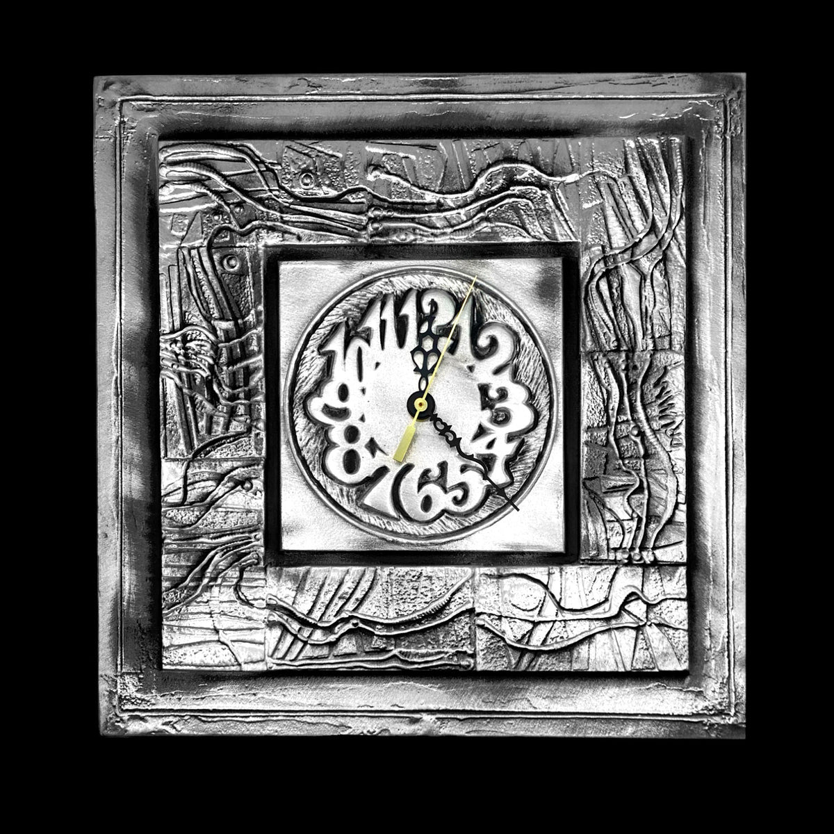 Sun Face Tile Clock – Don Drumm Studios