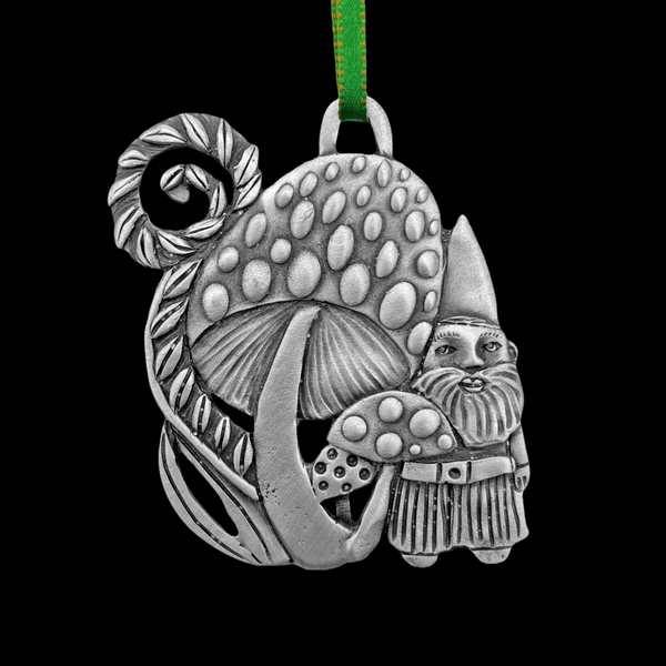 Leandra Drumm "Toadstool Gnome" Ornament
