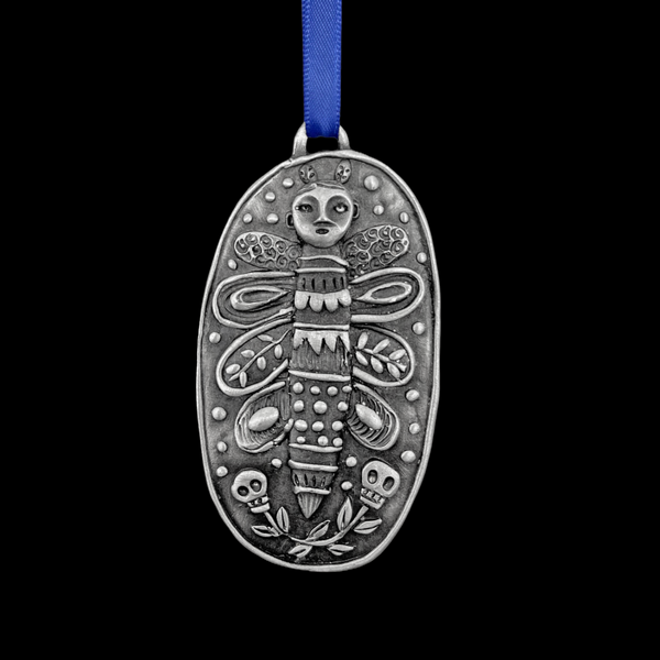 Leandra Drumm "Oval Moth Man" Ornament