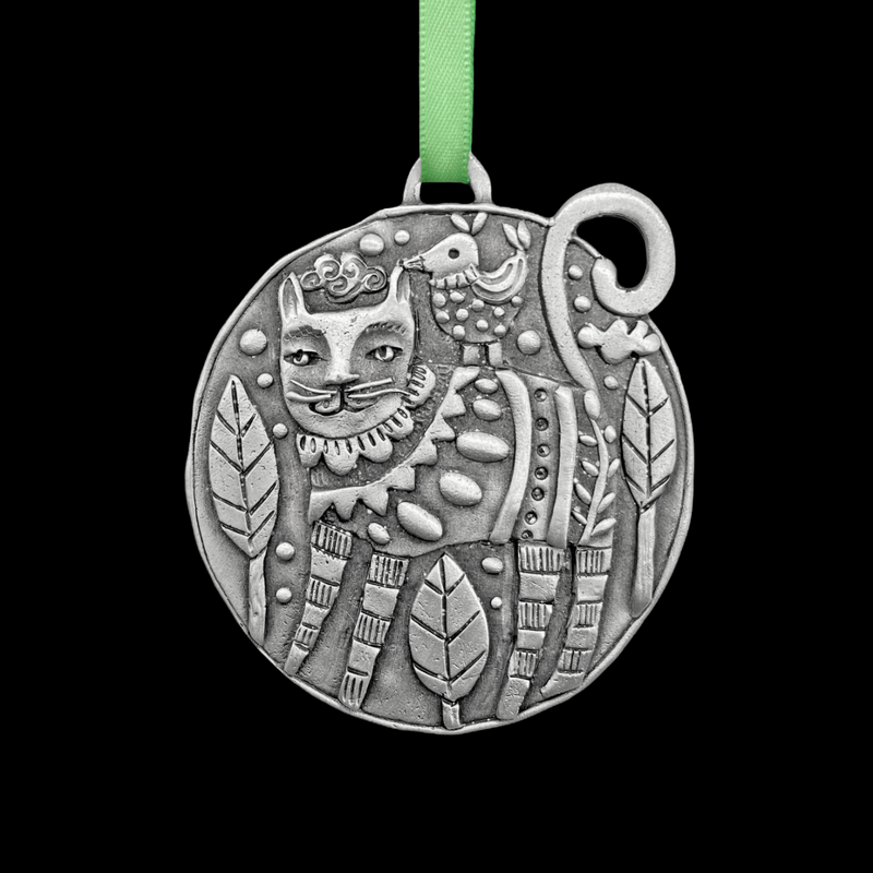 Leandra Drumm "Outdoor Cat" Ornament