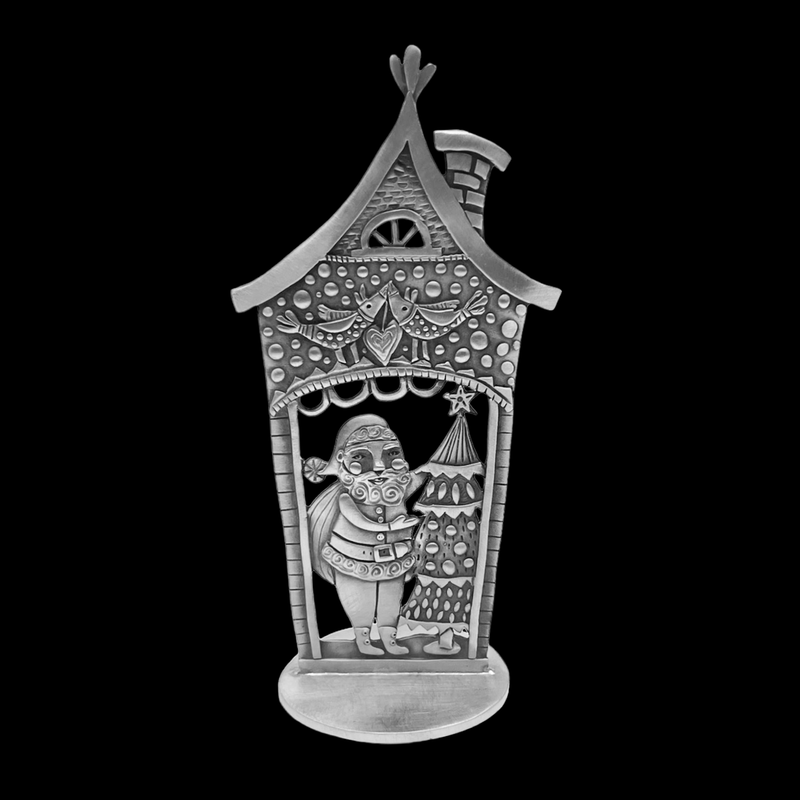Leandra Drumm Santa's Village Sculpture