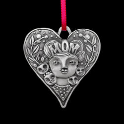Leandra Drumm "Mom Heart" Ornament