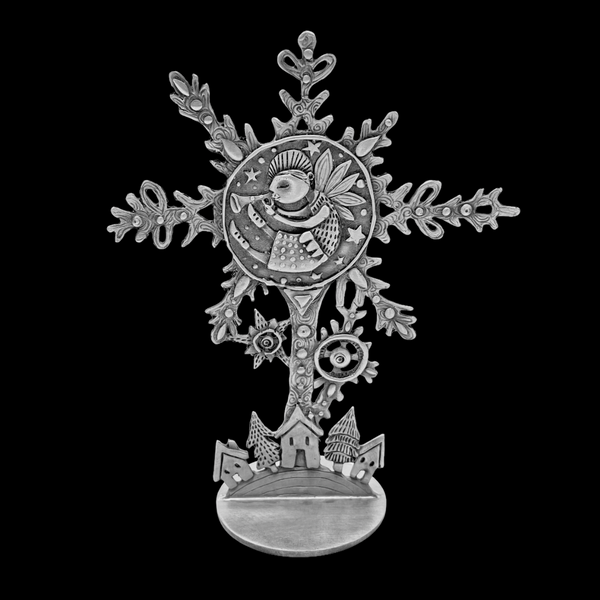 Leandra Drumm "Angelic Snowflake" Sculpture