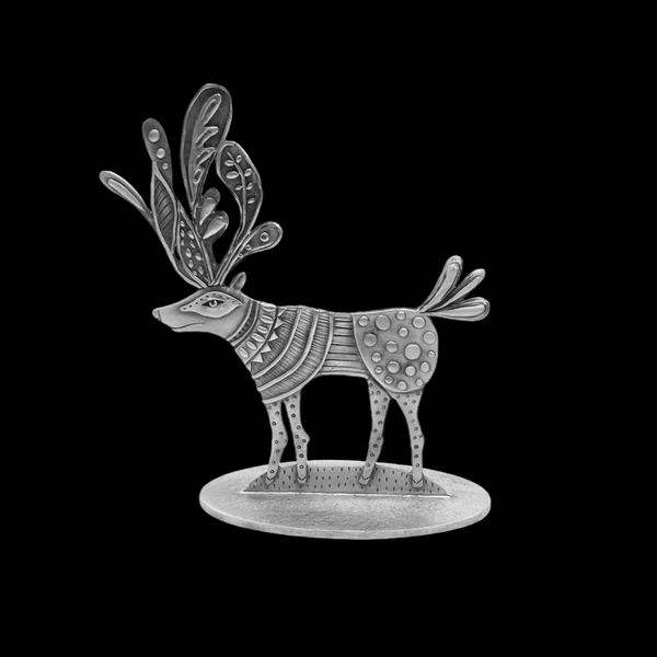 Leandra Drumm Holiday Reindeer Sculpture