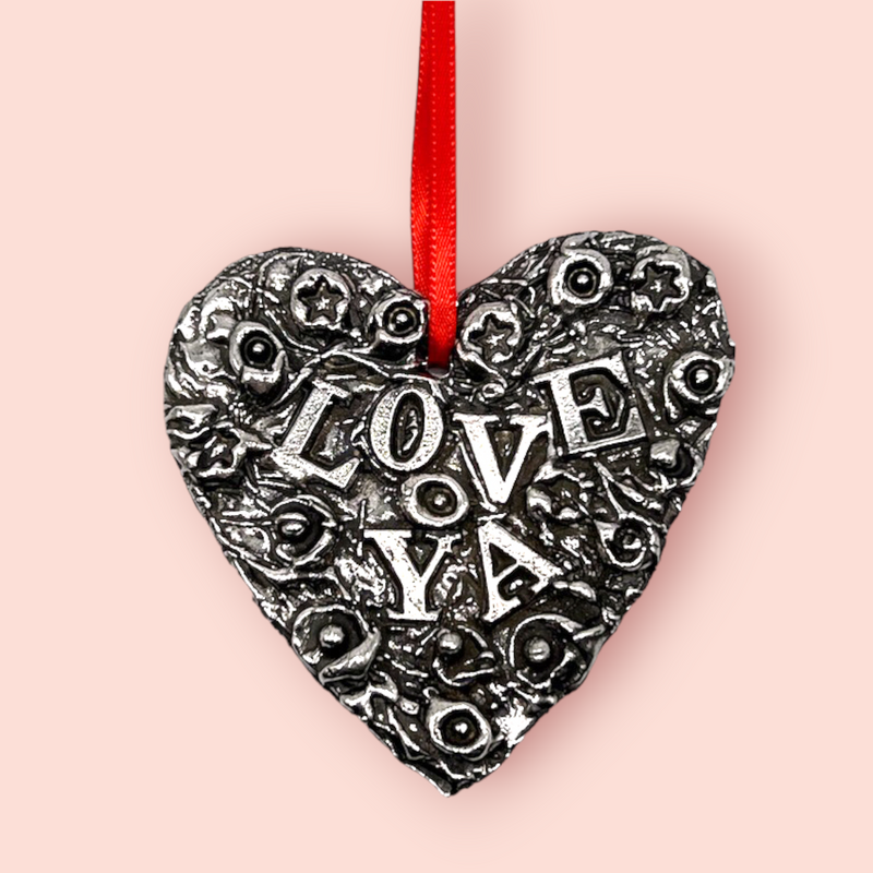 "Love Ya" Heart Ornament