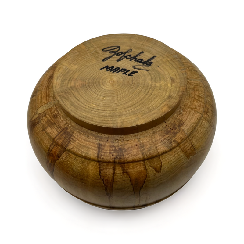 Jim Zofchak Spalted Maple Footed Bowl