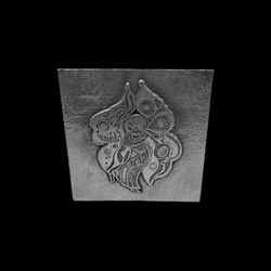 Angel with Horn Tile on Base