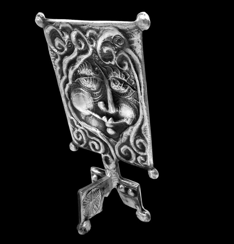 Standing Mirror with Sun Face