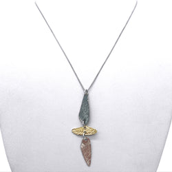 Mediterranean Artists Three Metals Pendant