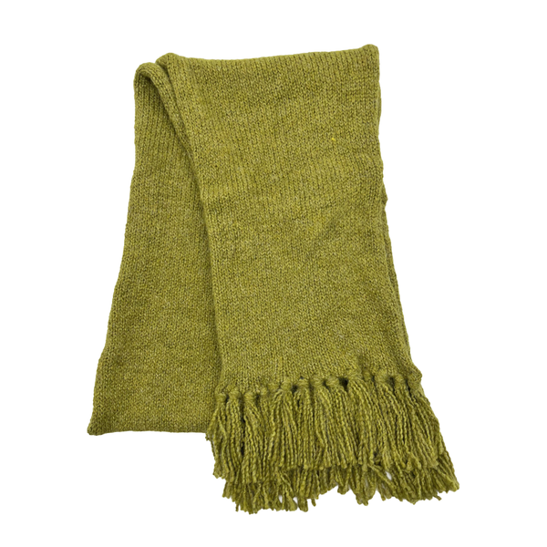 Peruvian Trading Knit Scarf - Green