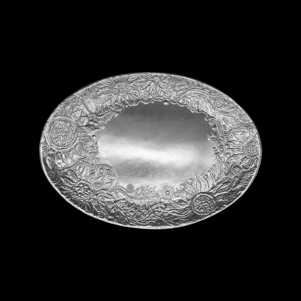 Large Oval Sunflower Platter