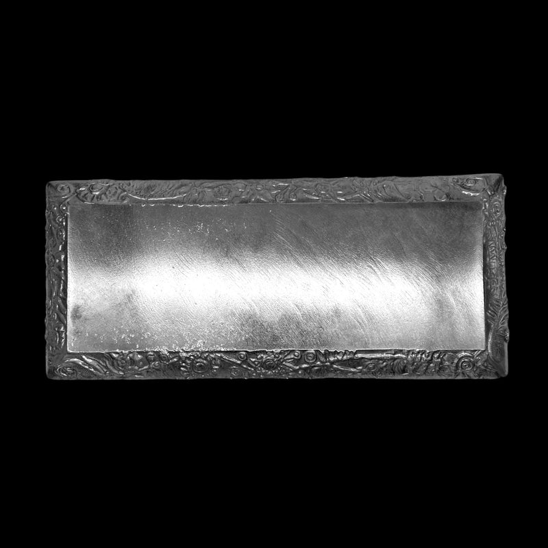 Rectangular Abstract Edge Serving Platter