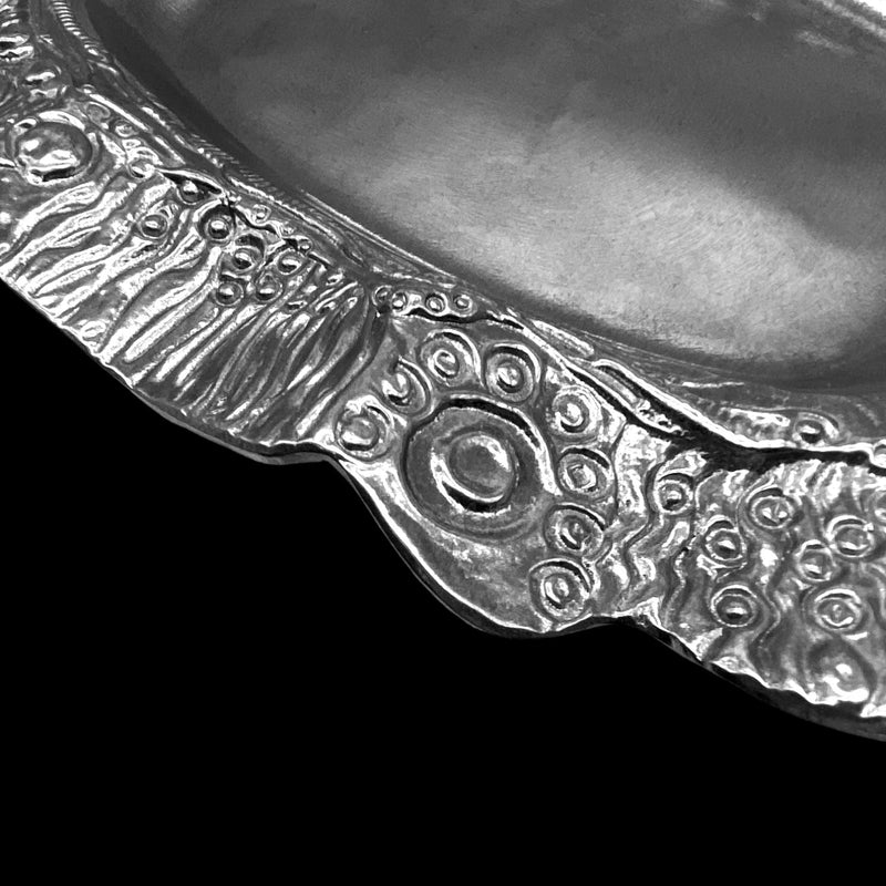 Small Rectangular Ruffle Rim Platter