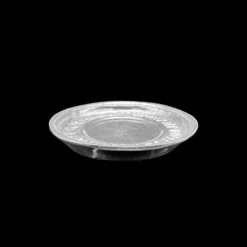 Round Candle Holder/Coaster with Linear Edge