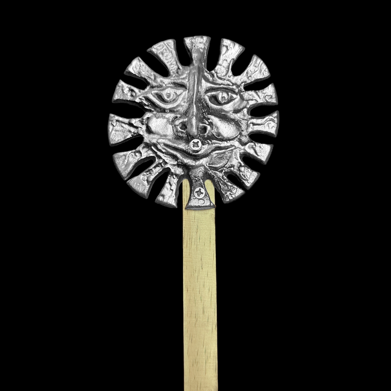 Small Sun with Square Rays Garden Stake