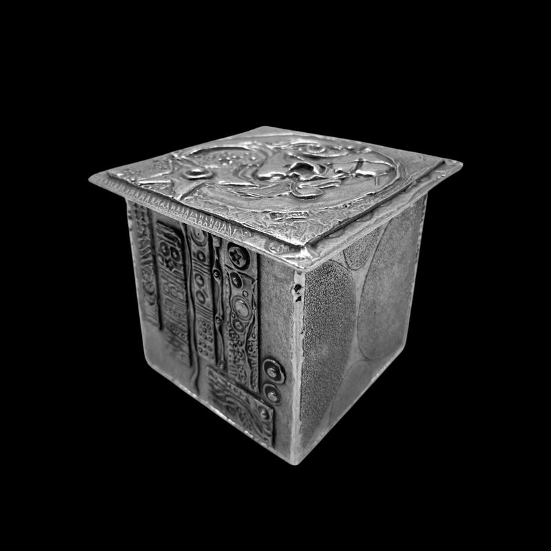 Tile Box with Crescent Moon Lid