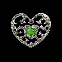 Heart with Glass Heart Wall Hanging "B"