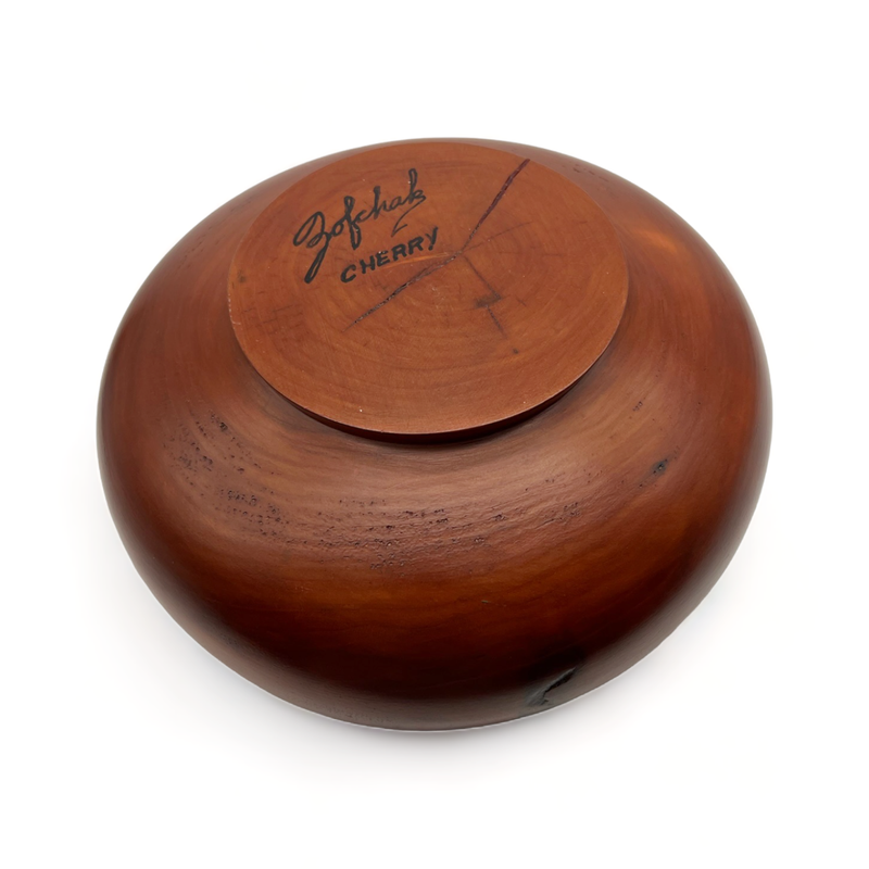 Jim Zofchak Cherry Footed Bowl