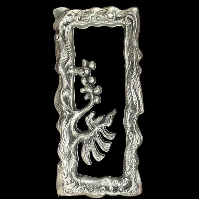 Rectangle with Leaf and Berries Mirror