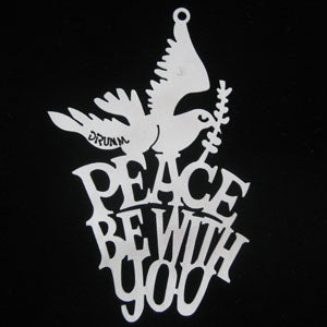 Don Drumm Peace Be With You Bird Ornament