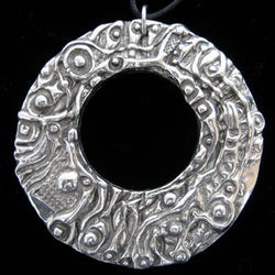 Don Drumm Large Abstract Disc Pendant