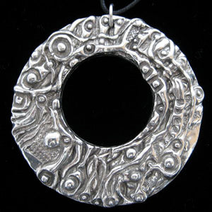 Don Drumm Large Abstract Disc Pendant