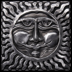 Don Drumm Looking Straight Sun Tile