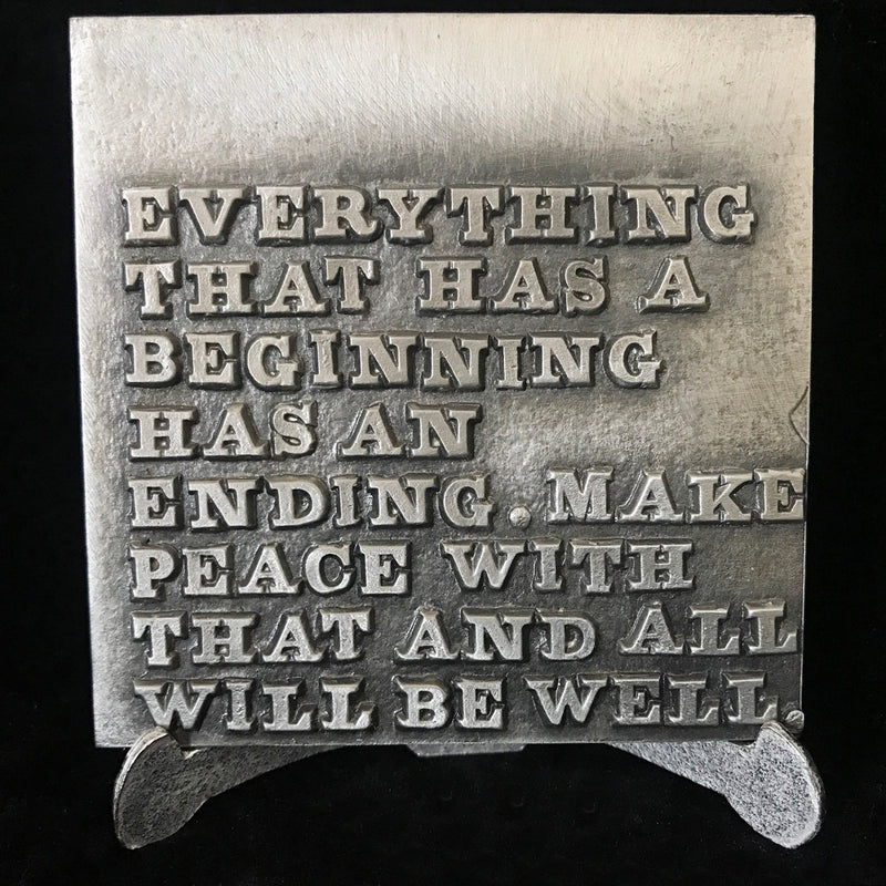 "Everything That Has A Beginning..." Buddha Tile