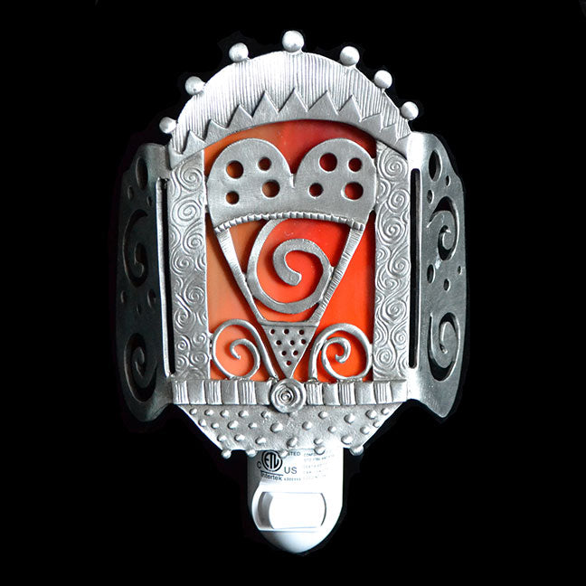 Leandra Drumm "Swirly Heart" Night Light