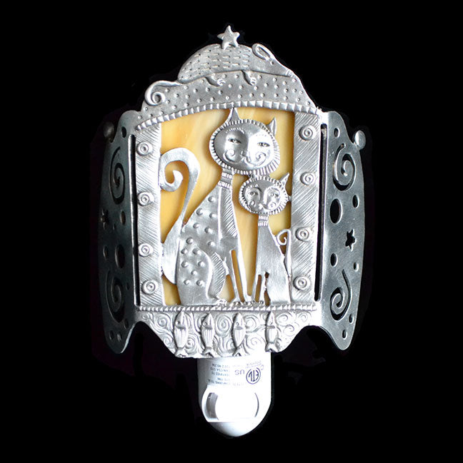 Leandra Drumm "Cat Family" Night Light