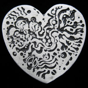 Don Drumm Flat Heart Pin