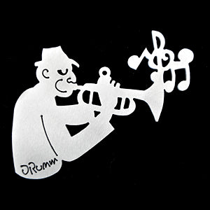 NEW! Don Drumm Jazz Trumpet Player Ornament