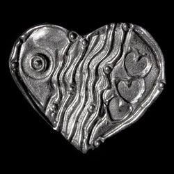 Don Drumm River Heart Pin