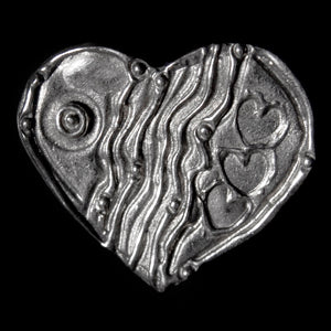 Don Drumm River Heart Pin