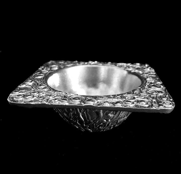 Small Square Abstract Bowl