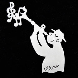 NEW! Don Drumm Jazz Clarinet Player Ornament