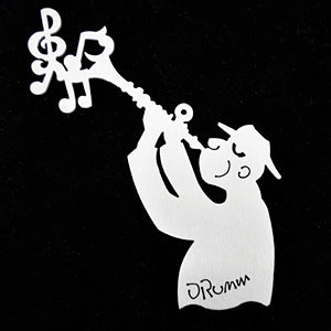 NEW! Don Drumm Jazz Clarinet Player Ornament