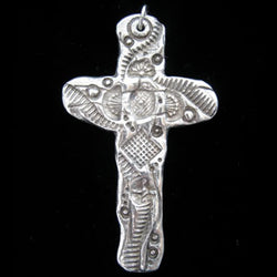Don Drumm Large Peace Cross Pendant
