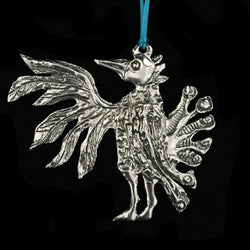 Bird With Lifted Wing Ornament