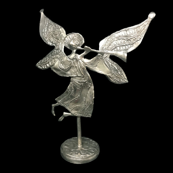Horn Blowing Angel on Base