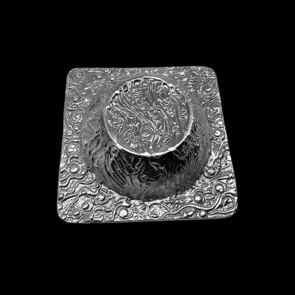Small Square Abstract Bowl