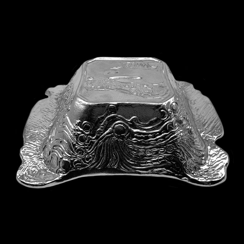Large Square Bowl with Two Decorative Edges