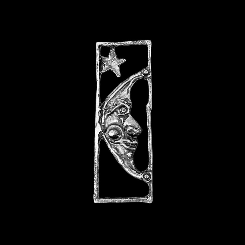 Crescent Moon & Star Pin