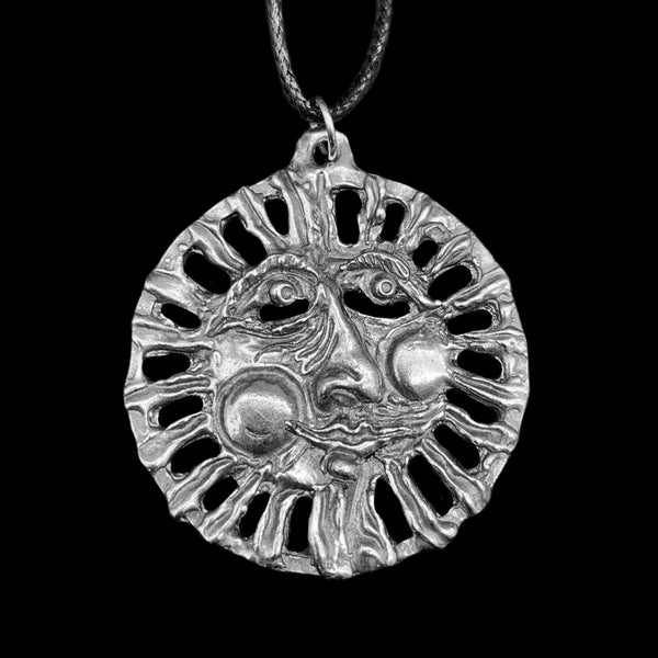 Round Cut-Out Sun Pendant