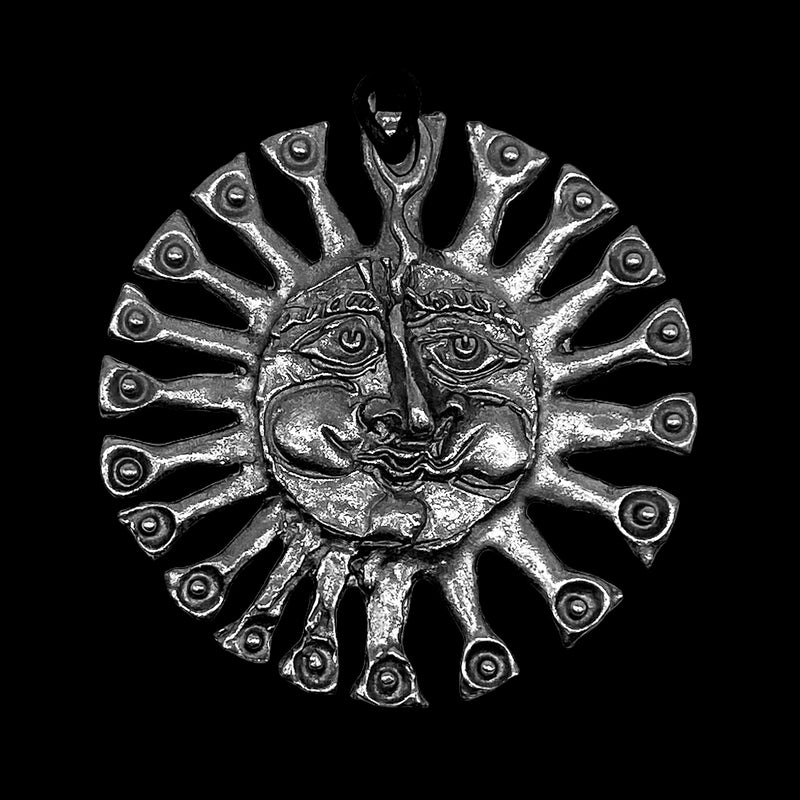 Large Wheel Sun Pendant